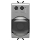 GEWISS - RIVELATORE DI MOVIMENTO A RAGGI INFRAROSSI - 230 V ac 50/60 Hz - TITANIO - 1 MODULO - CHORUSMART