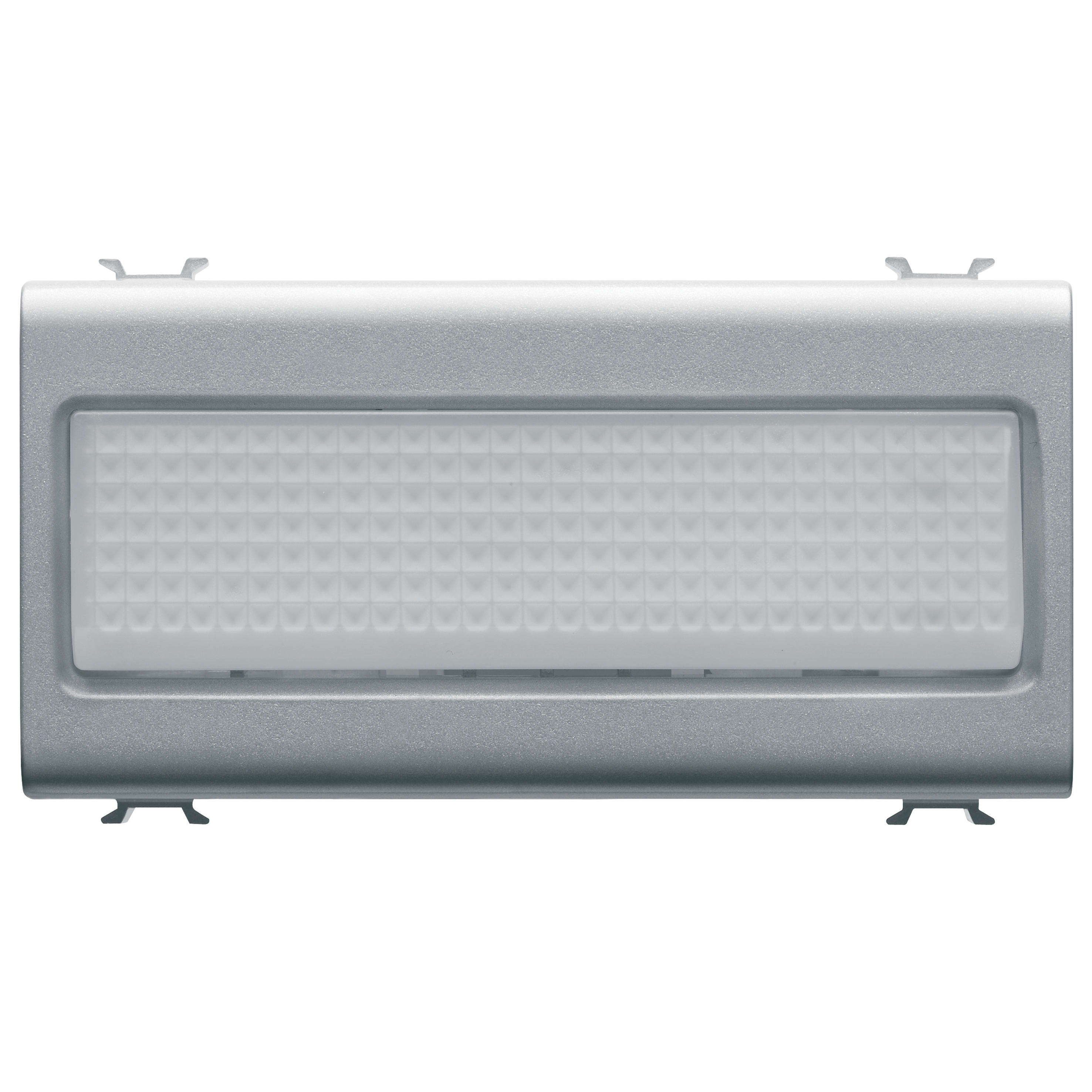 GEWISS - SEGNAPASSO - 12V ac/dc / 230V ac 50/60 Hz - OPALE - 4 MODULI - TITANIO - CHORUSMART
