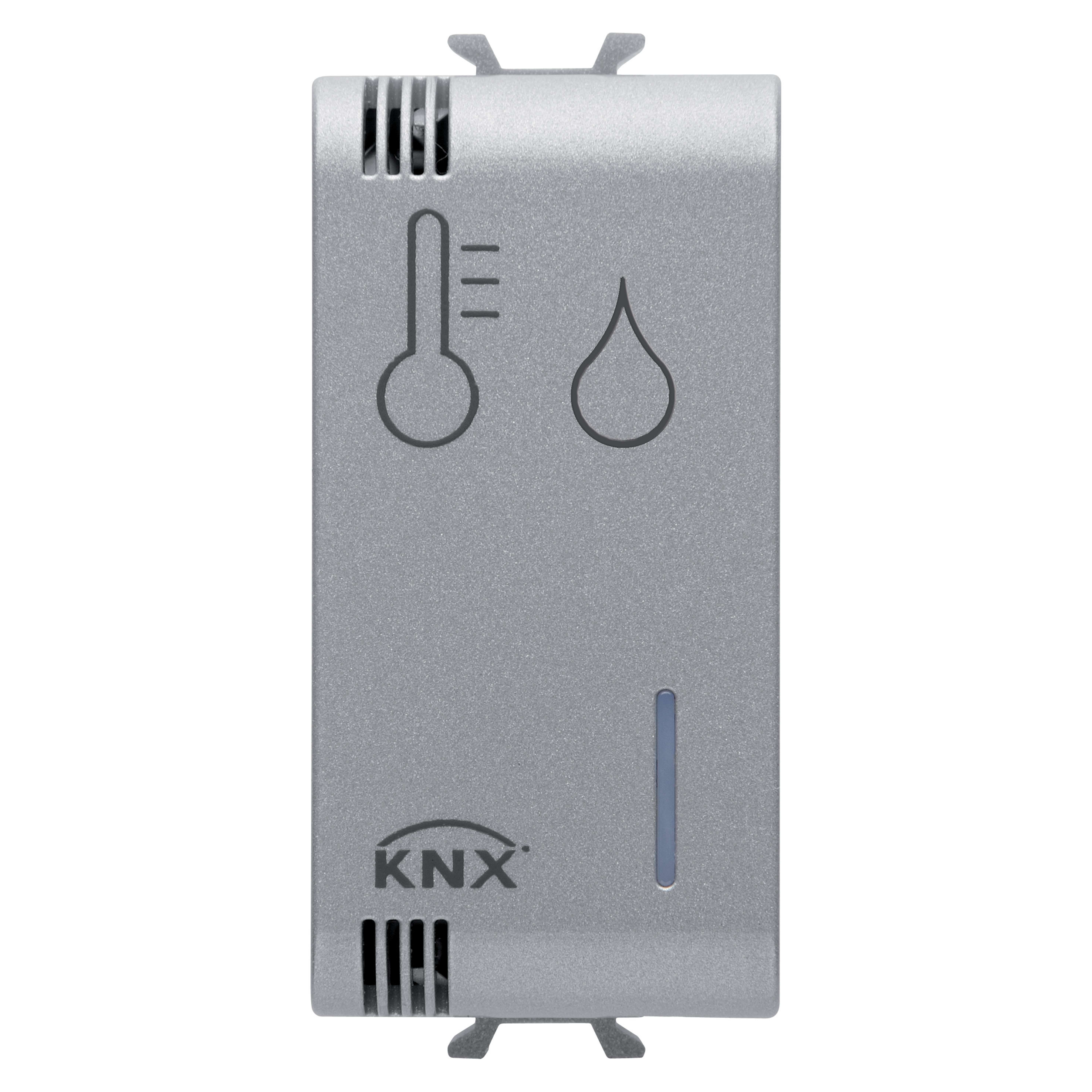 GEWISS - SONDA TERMOREGOLAZIONE/UMIDITÀ - KNX - 1 MODULO - TITANIO - CHORUSMART