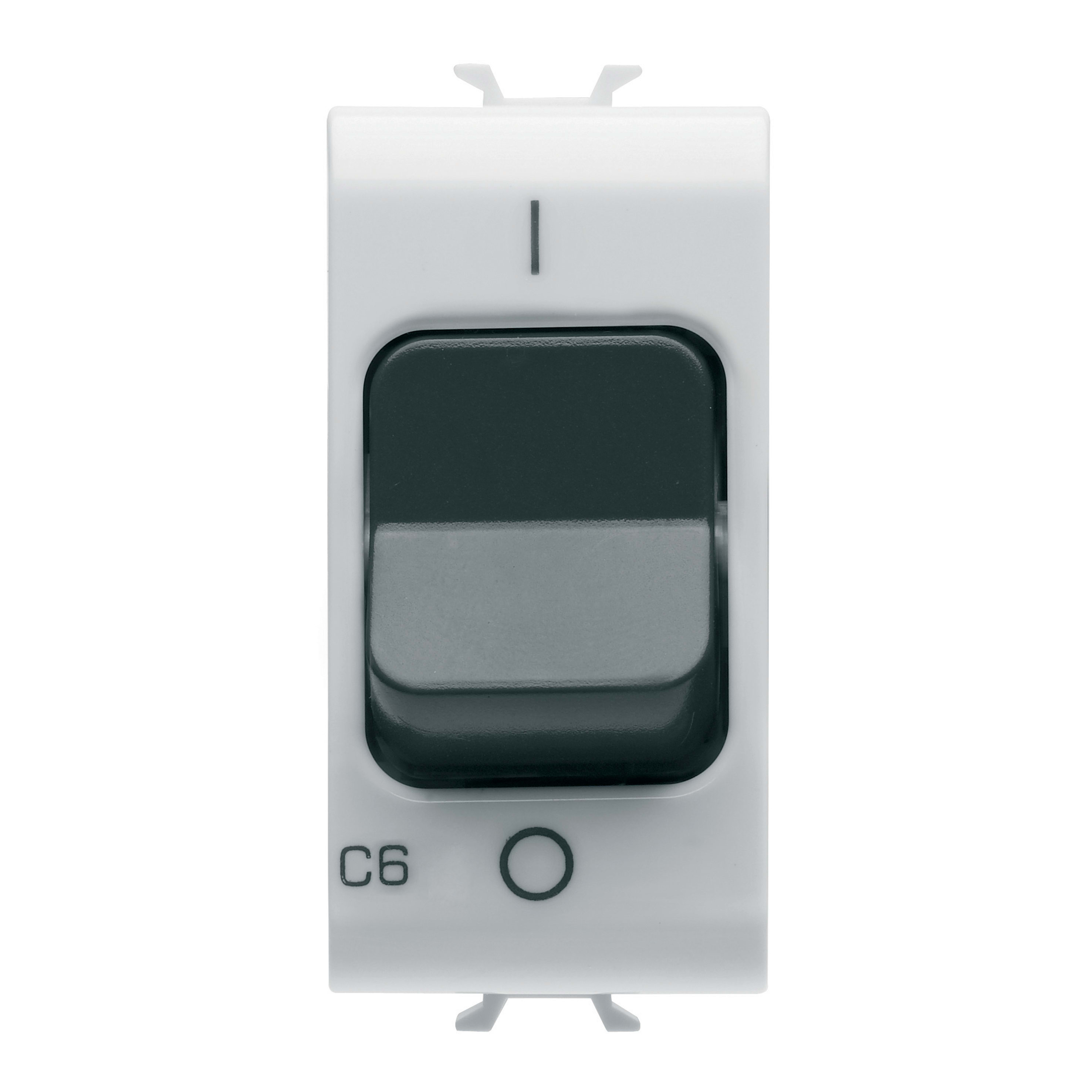 GEWISS - INTERRUTTORE AUTOMATICO MAGNETOTERMICO - CURVA C - 1P 6A 230Vac - 1 MODULO - BIANCO SATINATO - CHORUSMART