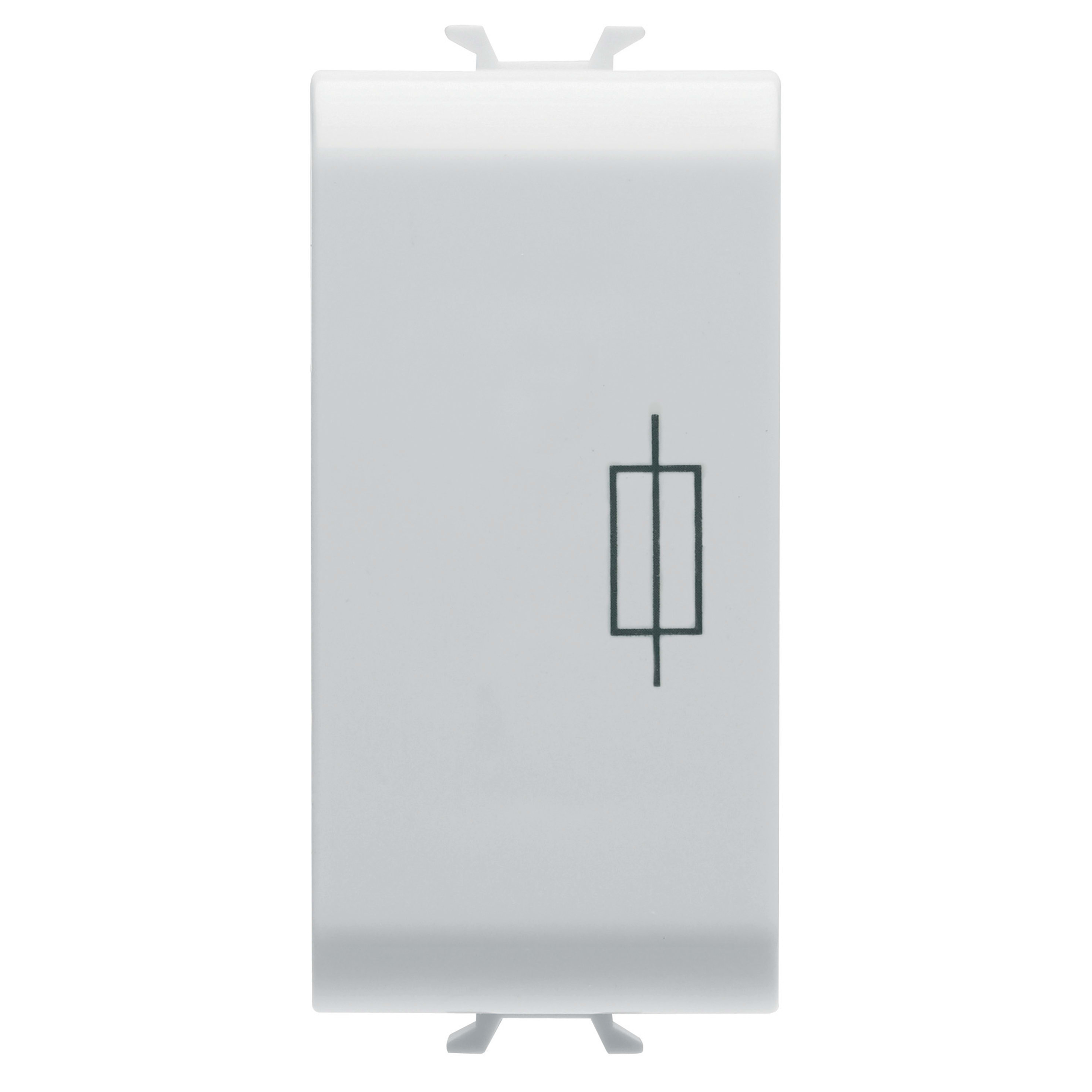 GEWISS - PORTAFUSIBILE - 250V ac 16A - 1 MODULO - BIANCO SATINATO - CHORUSMART
