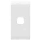 GEWISS - TASTO INTERCAMBIABILE PER COMANDI ASSIALI - DA COMPLETARE CON LENTE - 1 MODULO - BIANCO SATINATO - CHORUSMART