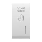 GEWISS - TASTO INTERCAMBIABILE - CON DIFFUSORE - DND - 1 MODULO - BIANCO SATINATO - CHORUSMART