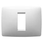 GEWISS - PLACCA ONE - IN TECNOPOLIMERO - 1 POSTO - BIANCO - CHORUSMART