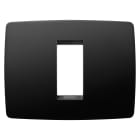 GEWISS - PLACCA ONE - IN TECNOPOLIMERO - 1 POSTO - NERO TONER - CHORUSMART