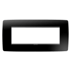 GEWISS - PLACCA ONE - IN TECNOPOLIMERO - 6 POSTI - NERO TONER - CHORUSMART