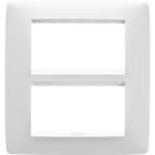 GEWISS - PLACCA ONE - IN TECNOPOLIMERO - 8 POSTI - BIANCO - CHORUSMART