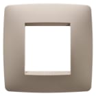 GEWISS - PLACCA ONE INTERNATIONAL - IN TECNOPOLIMERO - 2 POSTI - CANAPA - CHORUSMART