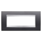 GEWISS - PLACCA LUX - IN TECNOPOLIMERO VERNICIATO - 6 POSTI - ARDESIA - CHORUSMART