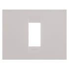 GEWISS - PLACCA GEO - IN TECNOPOLIMERO VERNICIATO - 1 POSTO - NATURAL BEIGE - CHORUSMART
