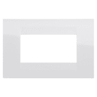 GEWISS - PLACCA GEO - IN TECNOPOLIMERO - 4 POSTI - BIANCO - CHORUSMART