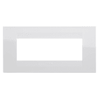 GEWISS - PLACCA GEO - IN TECNOPOLIMERO - 6 POSTI - BIANCO - CHORUSMART