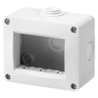 GEWISS - CONTENITORE AUTOPORTANTE VUOTO - PROTETTO IP40 3 POSTI - GRIGIO RAL 7035 - CHORUSMART