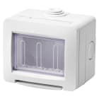 GEWISS - CONTENITORE AUTOPORTANTE VUOTO - STAGNO IP55 3 POSTI - GRIGIO RAL 7035 - CHORUSMART