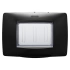 GEWISS - PLACCA STAGNA STANDARD ITALIANO - 3 POSTI IP55 - NERO - CHORUSMART