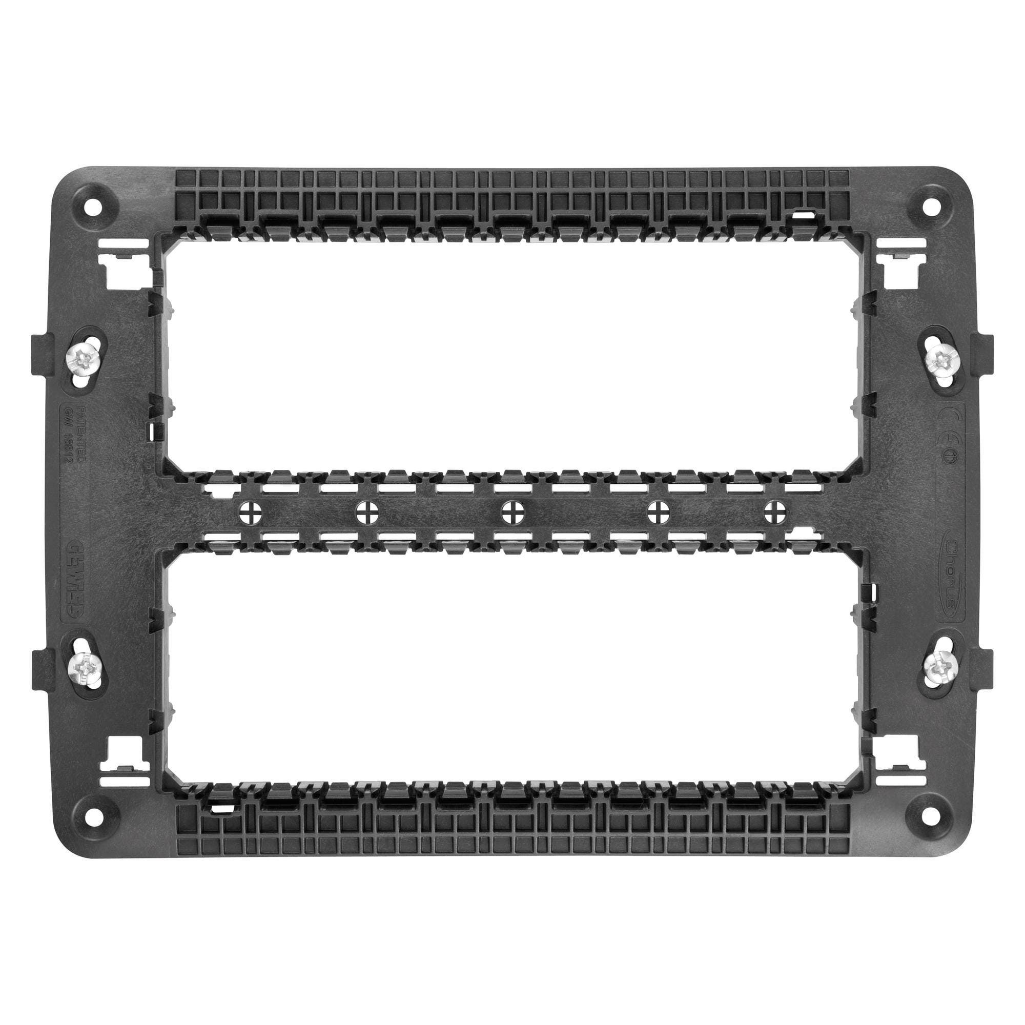 GEWISS - SUPPORTO STANDARD ITALIANO - 6+6 (sovrapposti) POSTI - CHORUSMART