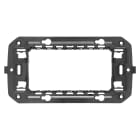 GEWISS - SUPPORTO STANDARD FRANCESE - 4 POSTI A VITE - INTERASSE ORIZZONTALE 57mm - CHORUSMART