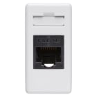 GEWISS - PRESA RJ45 - 4 COPPIE - CATEGORIA 5E - UTP - TOOLLESS - 1 MODULO - SYSTEM WHITE GW20271