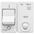 GEWISS - INTERRUTTORE AUTOMATICO MAGNETOTERMICO DIFFERENZIALE - 230V ac - CLASSE A - 1P+N 10A 3kA 10mA CURVA C - 2 MODULI - SYSTEM WHITE
