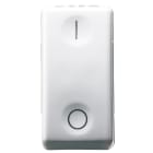 GEWISS - INTERRUTTORE BIPOLARE 250V ac - 16AX - NEUTRO - SIMBOLO 0/I - 1 MODULO - SYSTEM WHITE