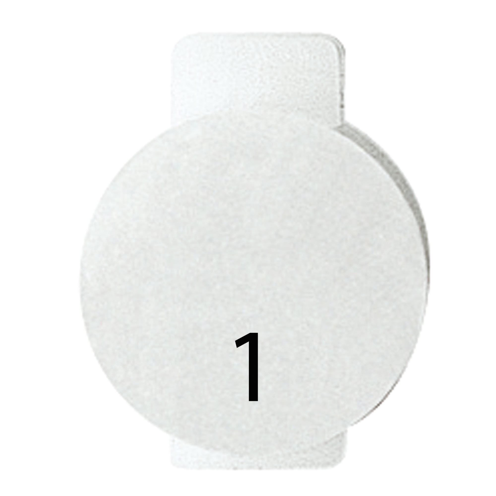 GEWISS - LENTE CON SIMBOLO ILLUMINABILE PER APPARECCHI DI COMANDO - UNO - SIMBOLO 1 - SYSTEM