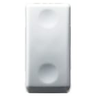 GEWISS - INTERRUTTORE UNIPOLARE 250V ac - 16AX - NEUTRO - 1 MODULO - SYSTEM WHITE