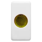 GEWISS - SPIA DI SEGNALAZIONE SINGOLA - 12/24/250V - GIALLO - 1 MODULO - SYSTEM WHITE
