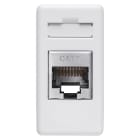 GEWISS - PRESA RJ45 - 4 COPPIE - CATEGORIA 6 - FTP - TOOLLESS - 1 MODULO - SYSTEM WHITE GW20686