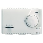 GEWISS - TERMOSTATO ELETTRONICO ESTATE/INVERNO-CON REGOLAZIONE A MANOPOLA-LED SEGNALAZIONE-230Vac 50/60Hz-3 MODULI-SYSTEM WHITE