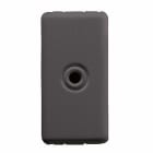 GEWISS - USCITA CAVO 1 POSTO - DIAMETRO 4 E 8 mm - 1 MODULO - SYSTEM BLACK