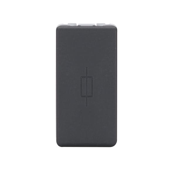 GEWISS - PORTAFUSIBILE - 250V ac - 16A - 1 MODULO - SYSTEM BLACK