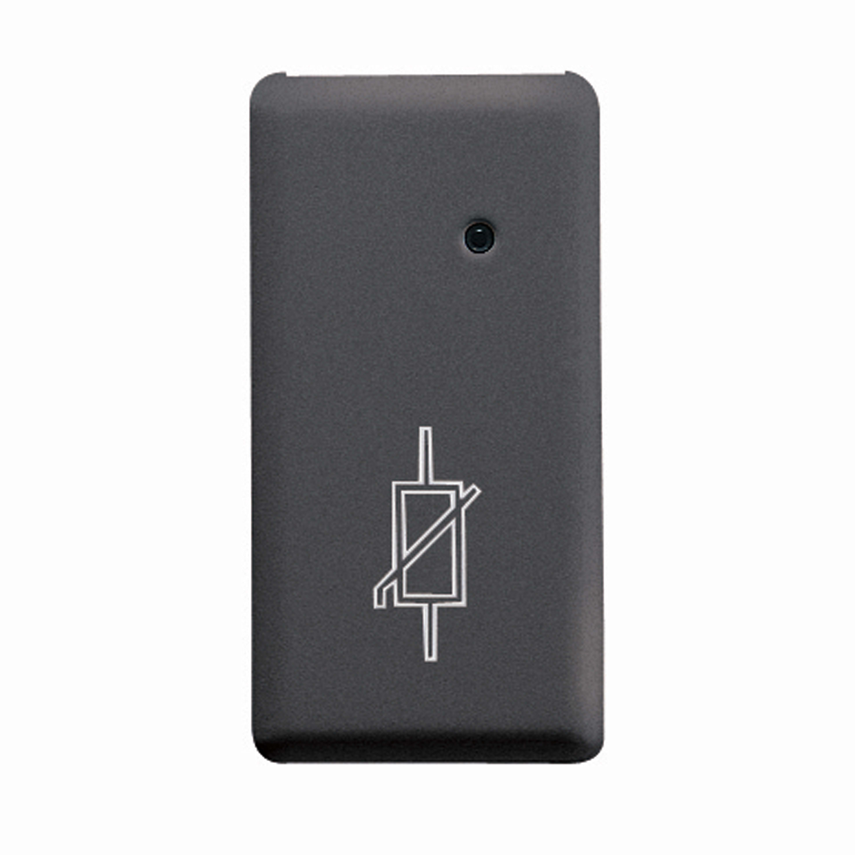 GEWISS - LIMITATORE DI SOVRATENSIONI CON SEGNALAZIONE INTERVENTO - 250V ac - 75J - 1 MODULO - SYSTEM BLACK