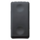 GEWISS - PULSANTE UNIPOLARE 250V ac - NA 10A - NEUTRO - 1 MODULO - SYSTEM BLACK