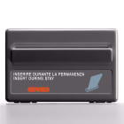 GEWISS - INTERRUTTORE UNIVERSALE PER IMPIANTI ALBERGHIERI - UNIPOLARE NA - 10A - BADGE 54mm - LUMINOSO 230V - 3 MODULI SYSTEM BLACK