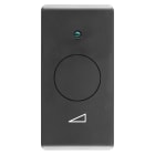 GEWISS - REGOLATORE ELETTRONICO - PER CARICHI RESISTIVI/INDUTTIVI - A PULSANTE - 1 MODULO - SYSTEM BLACK