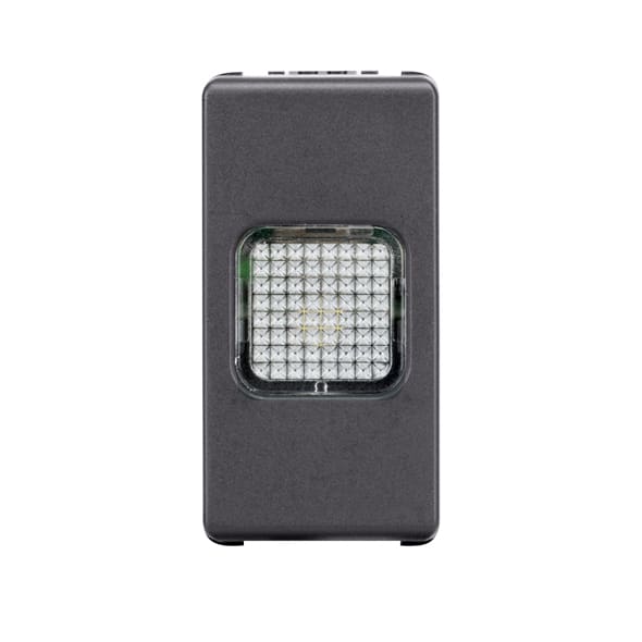 GEWISS - LAMPADA ANTI BLACK-OUT FISSA - 230V 50/60HZ - 1h - 1 MODULO - SYSTEM BLACK