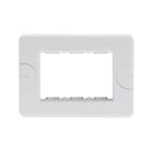 GEWISS - PLACCA COMPACT - AUTOPORTANTE - 3 POSTI - BIANCO NUVOLA - SYSTEM