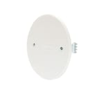 GEWISS - COPERCHIO PER SCATOLE TONDE DA INCASSO - DIAMETRO 85mm - BIANCO - CON GRIFFE