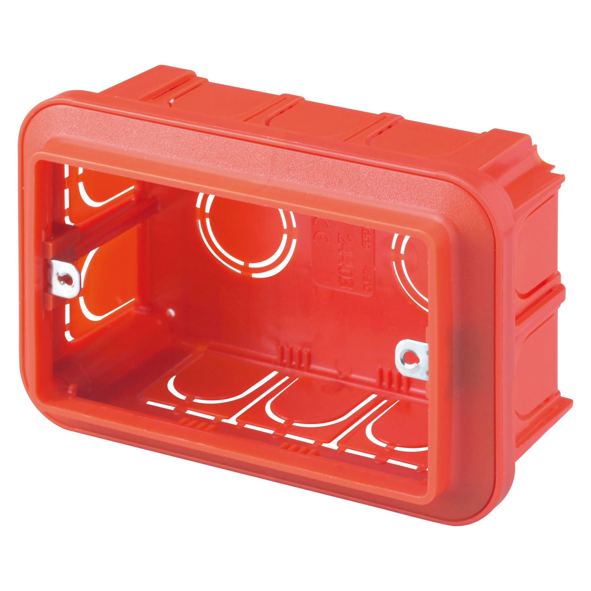GEWISS - SCATOLA AD ALTA CAPIENZA PER SERIE CIVILI MODULARI - BIG BOX - HALOGEN FREE - 3 POSTI - 119X80X50