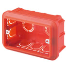 GEWISS - SCATOLA AD ALTA CAPIENZA PER SERIE CIVILI MODULARI - BIG BOX - HALOGEN FREE - 3 POSTI - 119X80X50