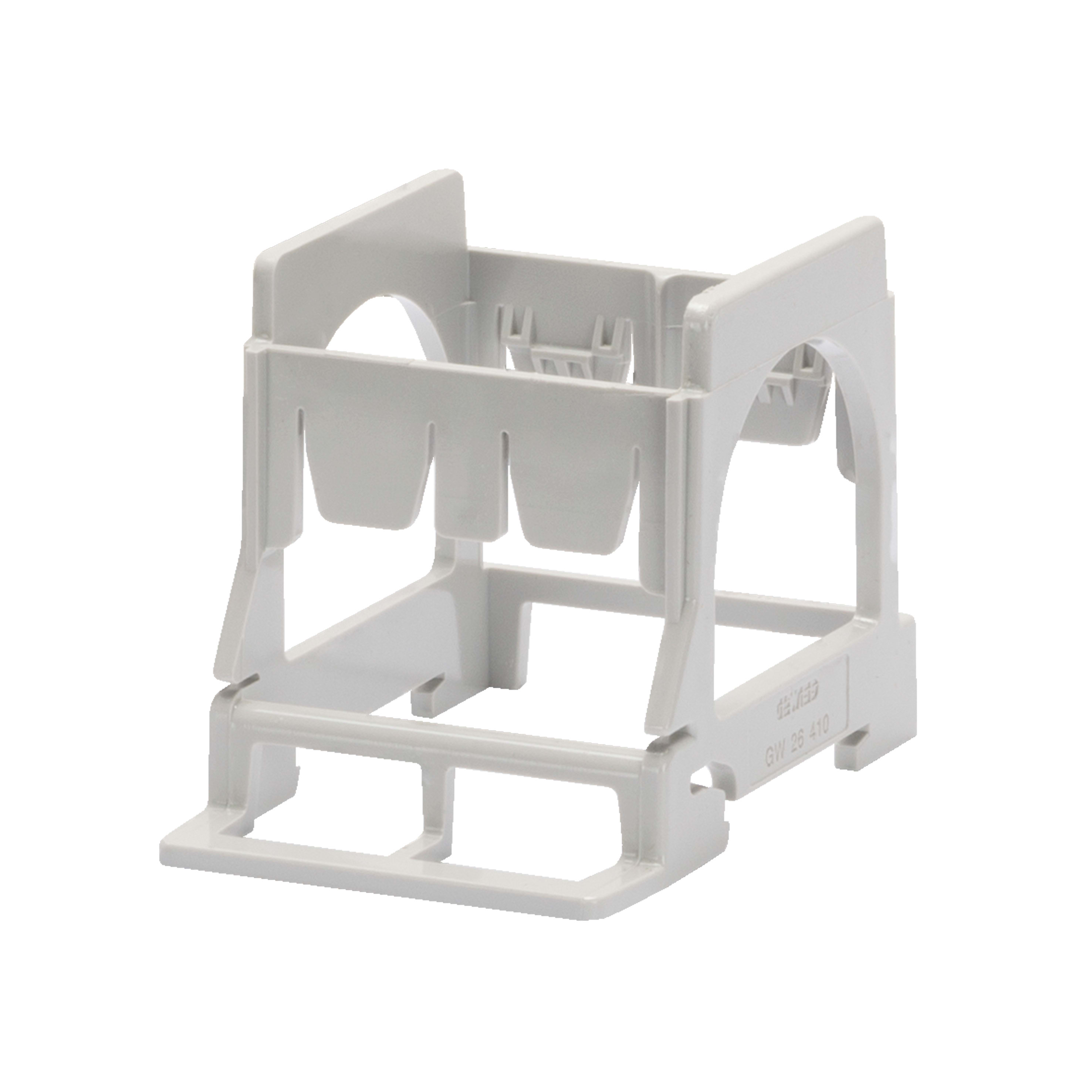 GEWISS - SUPPORTO PER MONTAGGIO COMPONENTI SERIE SYSTEM GUIDA DIN - 2 POSTI - 3 MODULI DIN