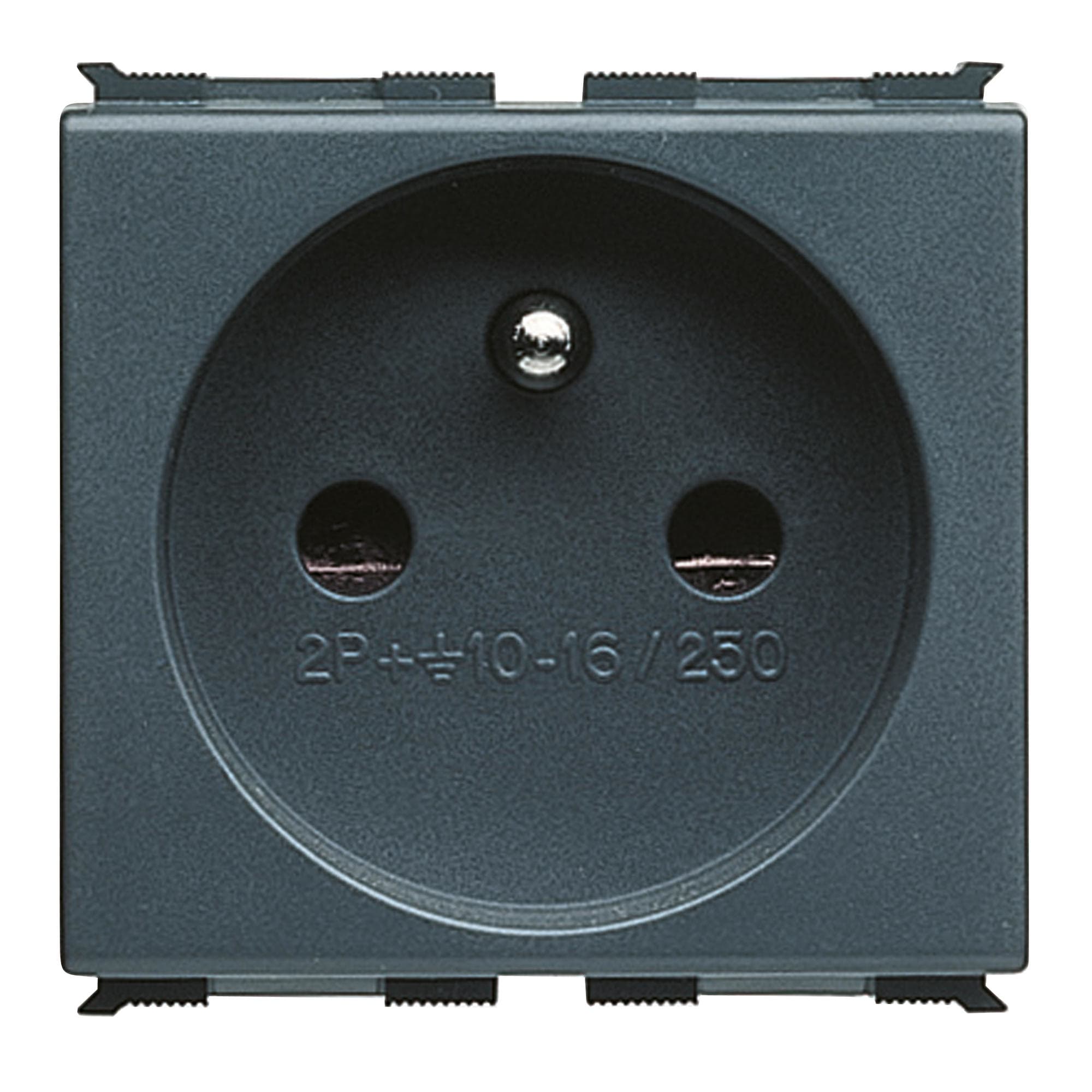GEWISS - PRESA STANDARD FRANCESE 250V ac - 2P+T 16A - 2 MODULI - PLAYBUS