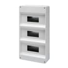 GEWISS - CENTRALINO PROTETTO SENZA PORTA - PARETI CON CENTRINI DI FORATURA - PREDISPOSTO PER ALLOGGIAMENTO MORSETTIERE - (12X3) 36+3M IP40