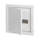 GEWISS - CENTRALINO DA INCASSO PER PARETI IN CARTONGESSO - CON MORSETTIERE - 12 MODULI - PORTA CIECA E CORNICE IN METALLO