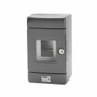 GEWISS - CENTRALINO STAGNO PER EMERGENZA CON GUIDA DIN - 4 MODULI EN50022 - GRIGIO RAL 7035