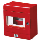 GEWISS - CENTRALINO STAGNO PER EMERGENZA CON GUIDA DIN - 8 MODULI EN50022 - GRIGIO RAL 7035