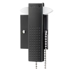 GEWISS - MARTELLETTO FRANGIVETRO CON SUPPORTO DI FISSAGGIO UNIVERSALE - NERO TONER - SUPPORTO 70x60mm - PLAYBUS