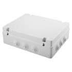 GEWISS - CASSETTA DI DERIVAZIONE CON COPERCHIO BASSO A VITE - IP55 - DIMENSIONI INTERNE 380X300X120 - PARETI CON PASSACAVI - GRIGIO RAL 7035