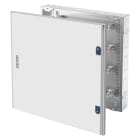 GEWISS - QUADRO CVX 160I - INCASSO - 600x600x105 - 96(24x4) MODULI - IP40 - PORTA PIENA IN LAMIERA - CON 2 SERRATURE- GRIGIO RAL 7035
