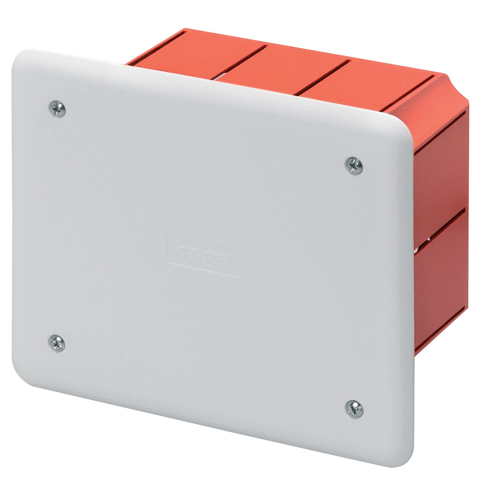 GEWISS - CASSETTA DI DERIVAZIONE E CONNESSIONE - PER PARETI IN MURATURA - DIMENSIONI 118X96X70 - COPERCHIO BIANCO RAL9016